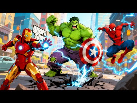SPIDER-MAN, IRON MAN, HULK GAME ANIMATION