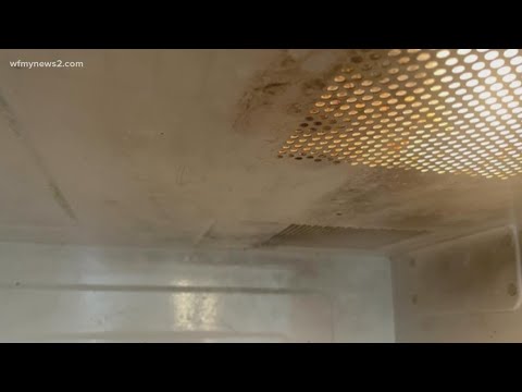 Paper towel catches microwave on fire