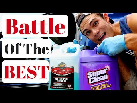 Meguiars All Purpose Cleaner VS. Super Clean Degreaser: Car Leather!