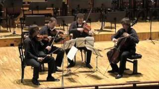 Accord Quartet plays Bartok's 2nd string quartet, 2nd movement