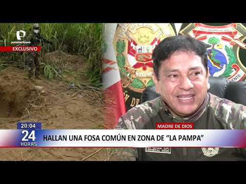 Hallan una fosa común en la zona de “La Pampa” en Madre de Dios