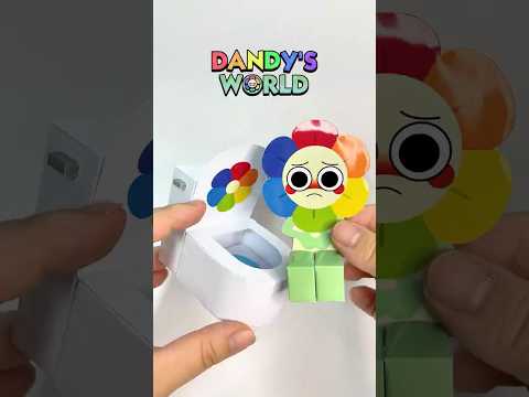 Dandy’s World Dandy x Tisha💗 Best friend.. or emergency tissue? 🧻 #dandysworld #papercraft #diy