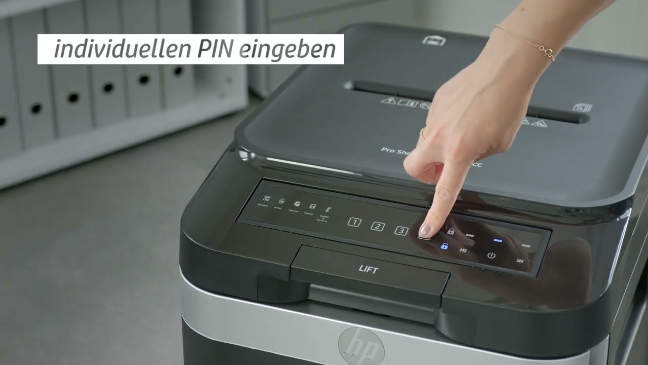 HP Aktenvernichter HP ProShred Auto 400CC P4, 400 Blatt