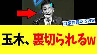 【衝撃】玉木雄一郎さん、業界を盾に批判したものの当の業界に裏切られるｗｗｗ