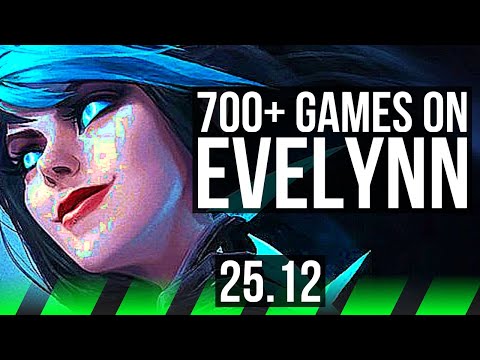 EVELYNN vs DR. MUNDO (JGL) | 46k DMG, Legendary, 700+ games | EUW Master | 25.12