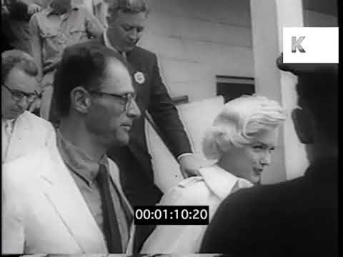 1950s Marilyn Monroe with Arthur Miller, New York