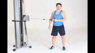Standing Cable External Rotation exercise video thumbnail