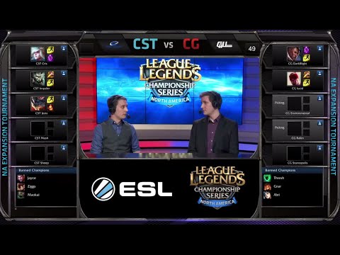 Team Coast vs Call Gaming | Game 1 Group C NA LCS Expansion Tournament Spring 2015 | CST vs CG G1