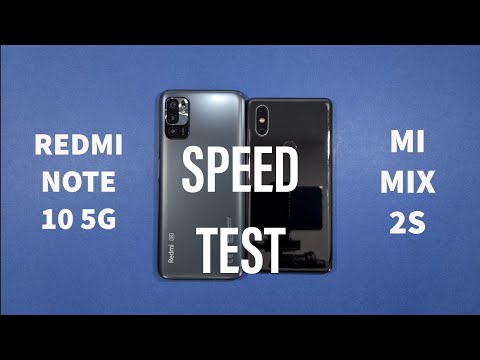 Xiaomi Redmi Note 10 5G vs Xiaomi Mi Mix 2S Speed Test