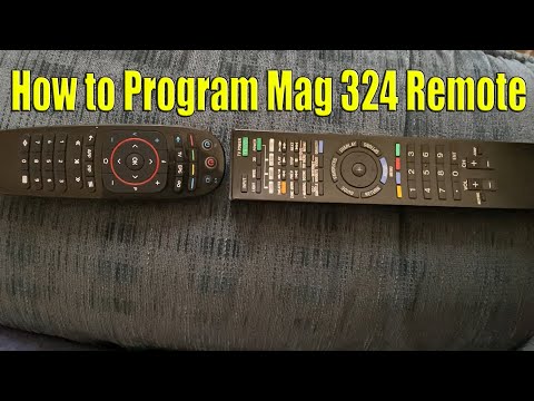 How to program Mag 324 W2 remote