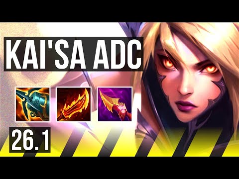 KAI'SA & Sona vs CAITLYN & Bard (ADC) | 57K damage | EUW Grandmaster | 26.1