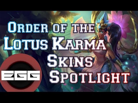 Order of the Lotus Karma Skin Spotlight - League of Legends Skin Review [HD]