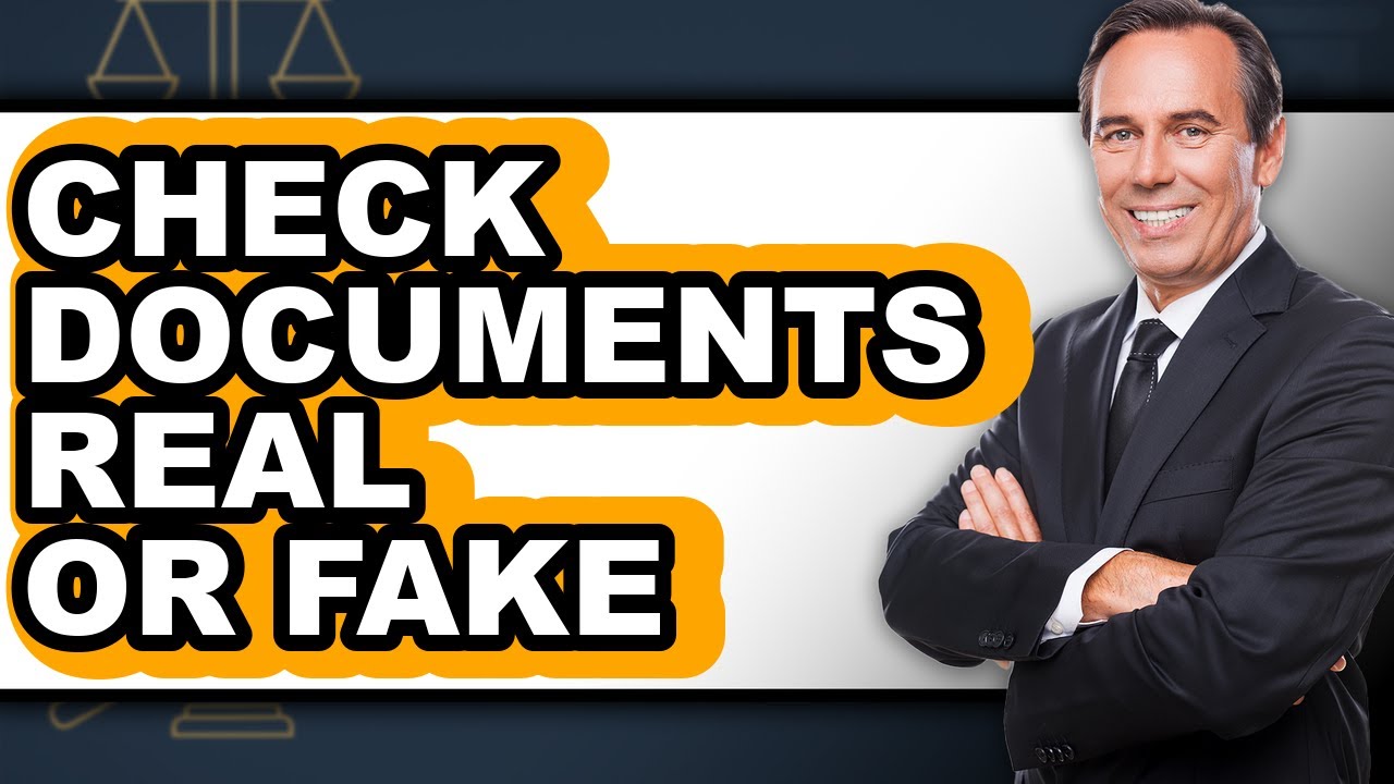 How to Check Documents Real or Fake - Full Comparison