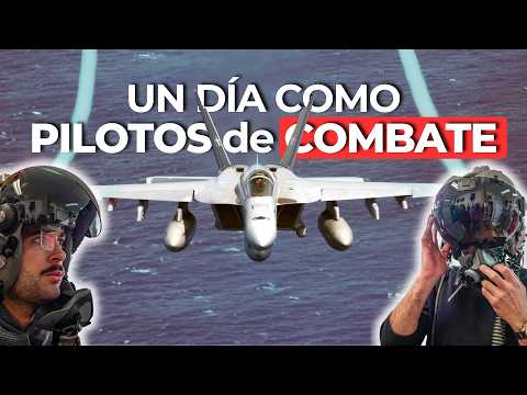 24 HORAS con un PILOTO de COMBATE ⚡ | La vida dentro del ALA 12 🎬 Documental
