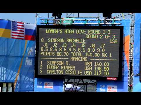 Team USA Podium Sweep at 2014 FINA High Diving World Cup