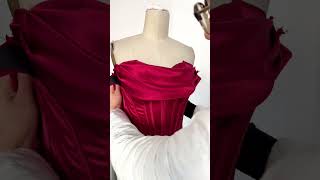 Download lagu Making a burgundy prom dress with slit #fashion #sewing #promdress #dress #prom #weddingguestdress mp3