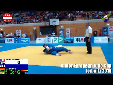 +100 kg: Semi-Final MENA MUNZIMBU, Palthi (FRA) ABRAMOV, Erik (GER)