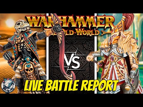 Tomb Kings vs Chracian Warhost | Warhammer The Old World (Live Battle Report)