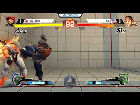 Tokido (Akuma) vs Dr.B (Bison, Ryu) - EVO 2015 USF4 - 720p/60fps