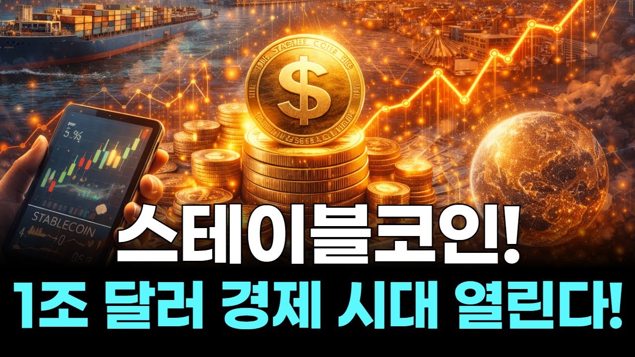 스테이블코인! 1조 달러 경제 시대 열린다!