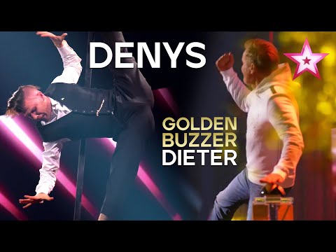 Denys bekommt für seine waghalsige Performance Dieters goldenen Buzzer! 🥇 | Das Supertalent 2024
