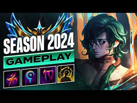 S14 Challenger Hwei Gameplay - Season 14 Split 1 SoloQue - Hwei Builds & Runes