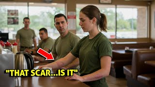 A Waitress Is Laughed At for Her Scars Until a Veteran Recognizes the Unit Tattoo
