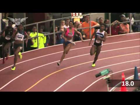 Girls 200m Final Section 2 - New Balance Nationals Indoor 2013