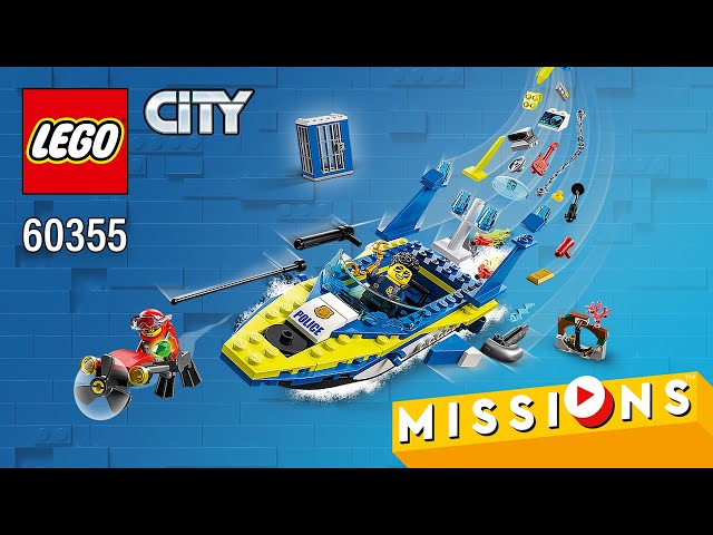 Конструктор LEGO CITY Детективные миссии водной полиции - видео