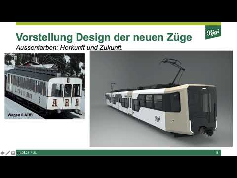 Rigi - Präsentation Design neues Rollmaterial