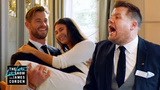 Chris Hemsworth v James Corden - Battle of the Wai