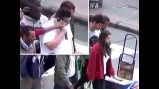 GANG THIEVES WORKING TOGETHER  ROBBING IN PUBLIC