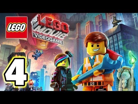 LEGO Movie Videogame Walkthrough PART 4 [PS3] Lets Play Gameplay TRUE-HD QUALITY