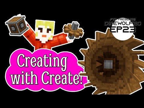 Create Mod Getting Started! EP23 Direwolf20 1.16 Modded Minecraft Lets Play