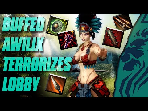 BUFFED AWILIX TERRORIZES LOBBY!
