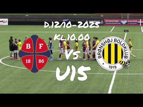 Bk Frem U15 - Brønshøj/fix U15(D.12/10-2025. Oprykningskamp)