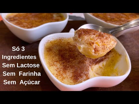 Delicious 3-INGREDIENT SUGAR-FREE treat! No Milk, No Flour - Easy, Zero Carbs!