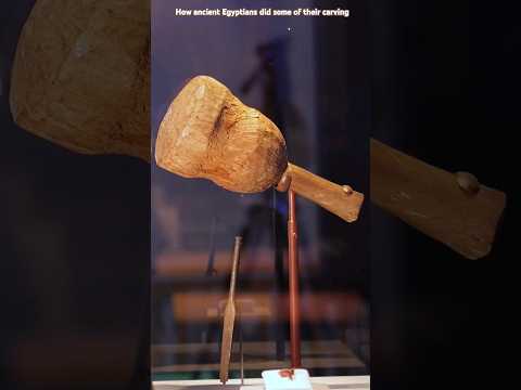 How ancient Egyptians did some of their carving #egypt #archeology #ancient #ancienthistory