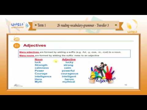 الثاني الثانوي | الفصل الدراسي الأول 1438 | الإنجليزية | traveller 3 2b