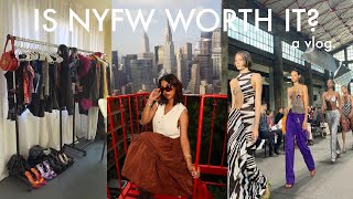 what New York Fashion Week is ACTUALLY like // not getting into shows, going alone, and etc.