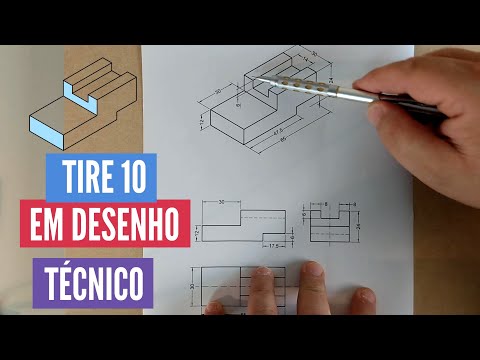 Tire 10 em Desenho Técnico com essa técnica! | Curso de Desenho Técnico!
