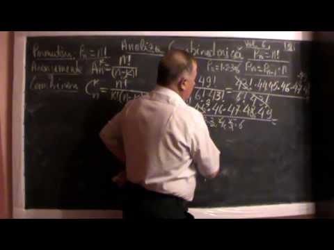 2. Lectia 100 - Demonstrarea formulelor pentru permutari, aranjamente si combinari 2/3