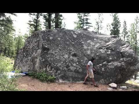 Bouldering at Lake Como