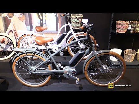 2018 Electra Bicycles Townie GO! 8i Army Gray Electric Bike - Walkaround - 2017 Eurobike