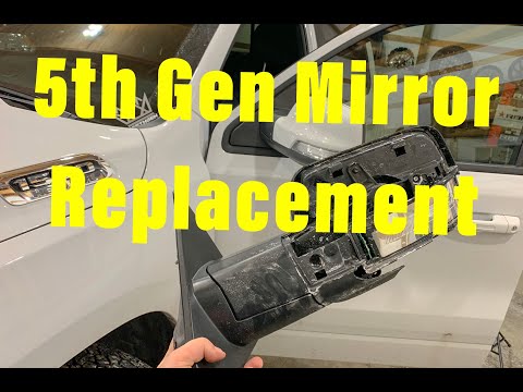 2019/2020 5th Gen Ram OEM Mirror Replacement / Repair / How to