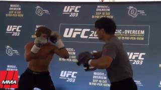 Urijah Faber UFC 203 Open Workout by MMA Weekly