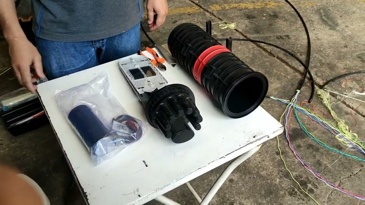 Como montar um caixa de emenda óptica do zero parte 1
