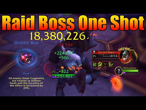 Raid Boss One Shot [20 MILLION DPS]