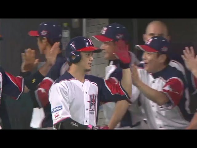 【7回裏】ファイターズ・西川 初球を叩いてライトスタンドへ突き刺す今季8号の2ランホームラン!! 2018/7/27 F-Bs