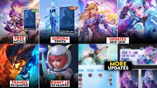 AURORA ZENITH SKIN | THAMUZ &amp; KIMMY LB REVAMP | ZILONG &amp; FANNY SUMMER | GUINEVERE &amp; KAGURA NEW SKIN